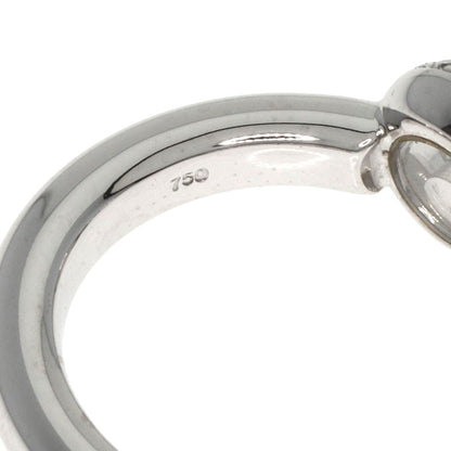 Chopard Ring K18Wg Silver Happy Diamond