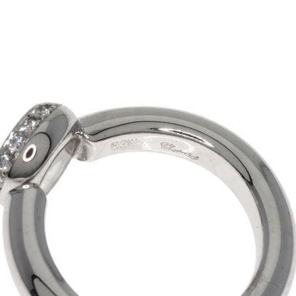 Chopard Ring K18Wg Silver Happy Diamond
