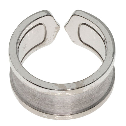 Cartier Ring K18Wg Silver C2 Ring Lm # 52 Women