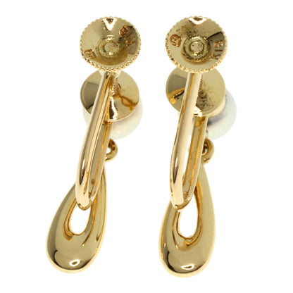 Mikimoto Earring 18K Yellow Gold Gold Pearl Women