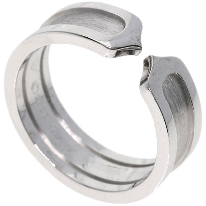 Cartier Ring K18Wg Silver C2 Sm #53