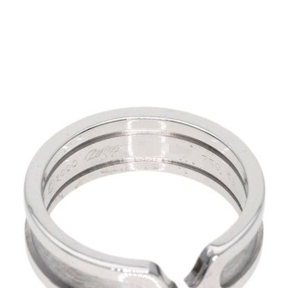 Cartier Ring K18Wg Silver C2 Sm #53