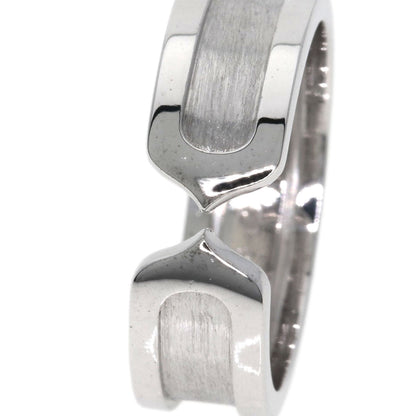 Cartier Ring K18Wg Silver C2 Sm #53
