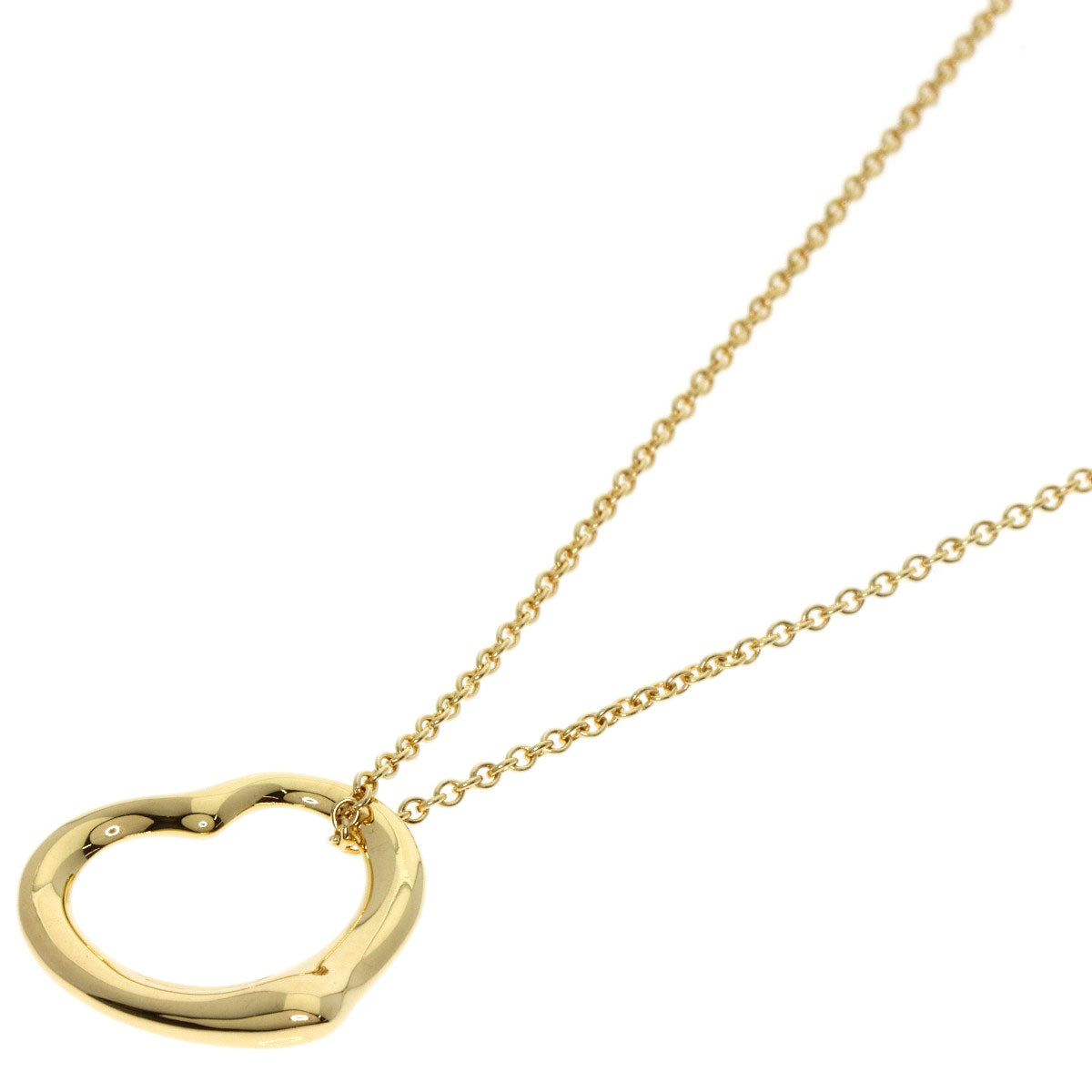 Tiffany&Co. Necklace 18K Yellow Gold Gold Open Heart