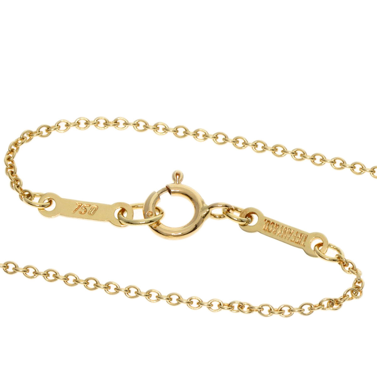 Tiffany&Co. Necklace 18K Yellow Gold Gold Open Heart