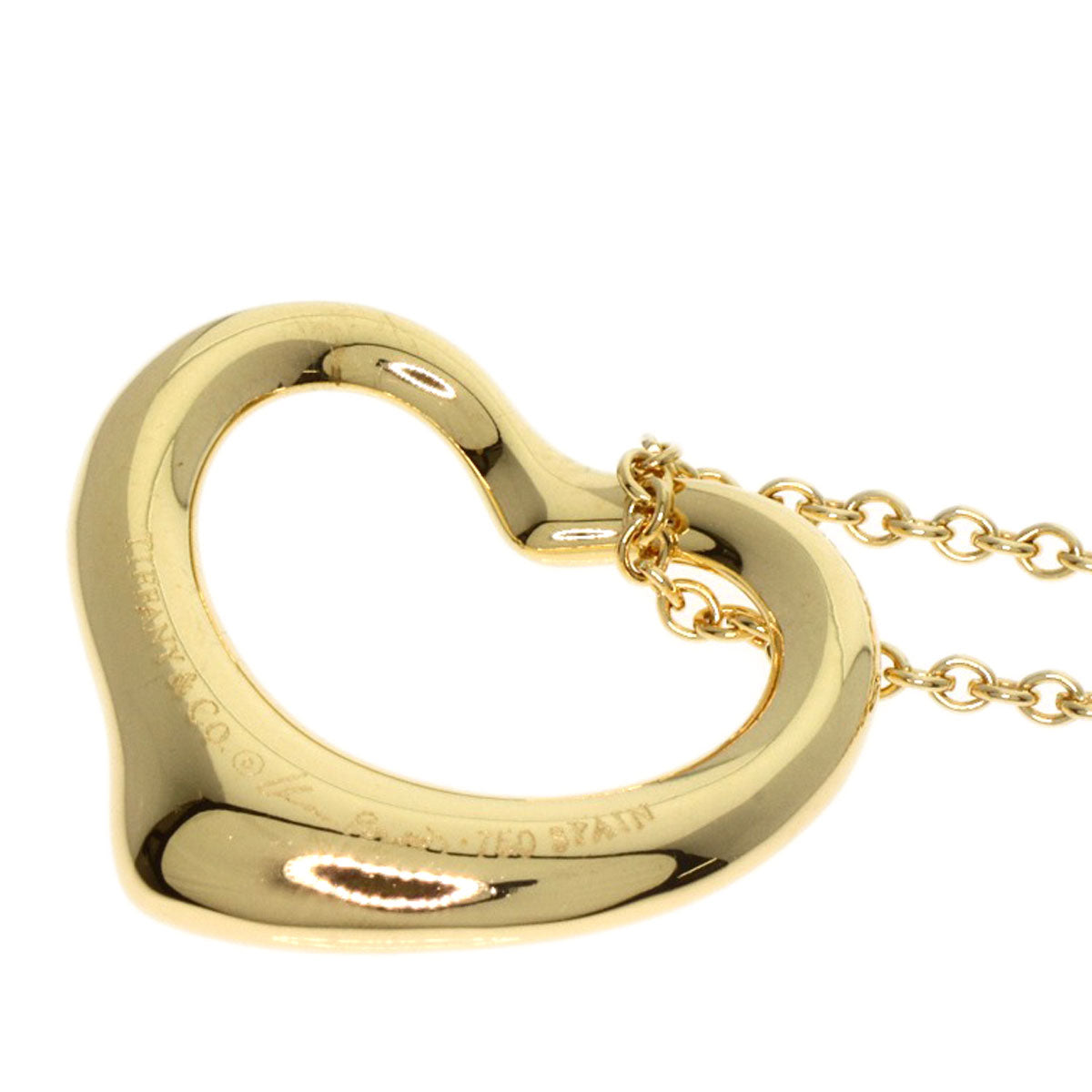 Tiffany&Co. Necklace 18K Yellow Gold Gold Open Heart