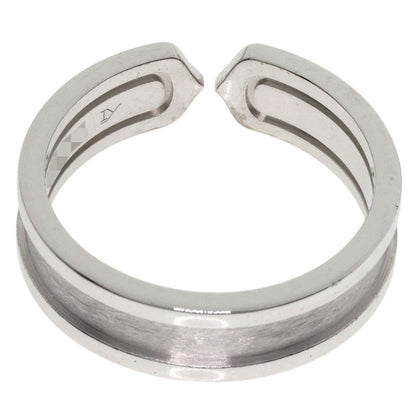Cartier Ring K18Wg Silver C2 Ring Sm #62
