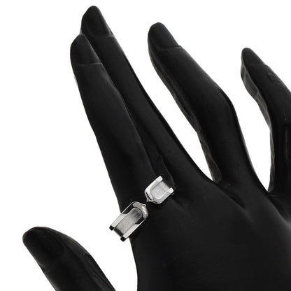 Cartier Ring K18Wg Silver C2 Ring Sm #62