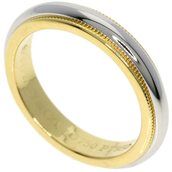 Tiffany&Co. Ring 18K Yellow Gold Gold Milgrain Band