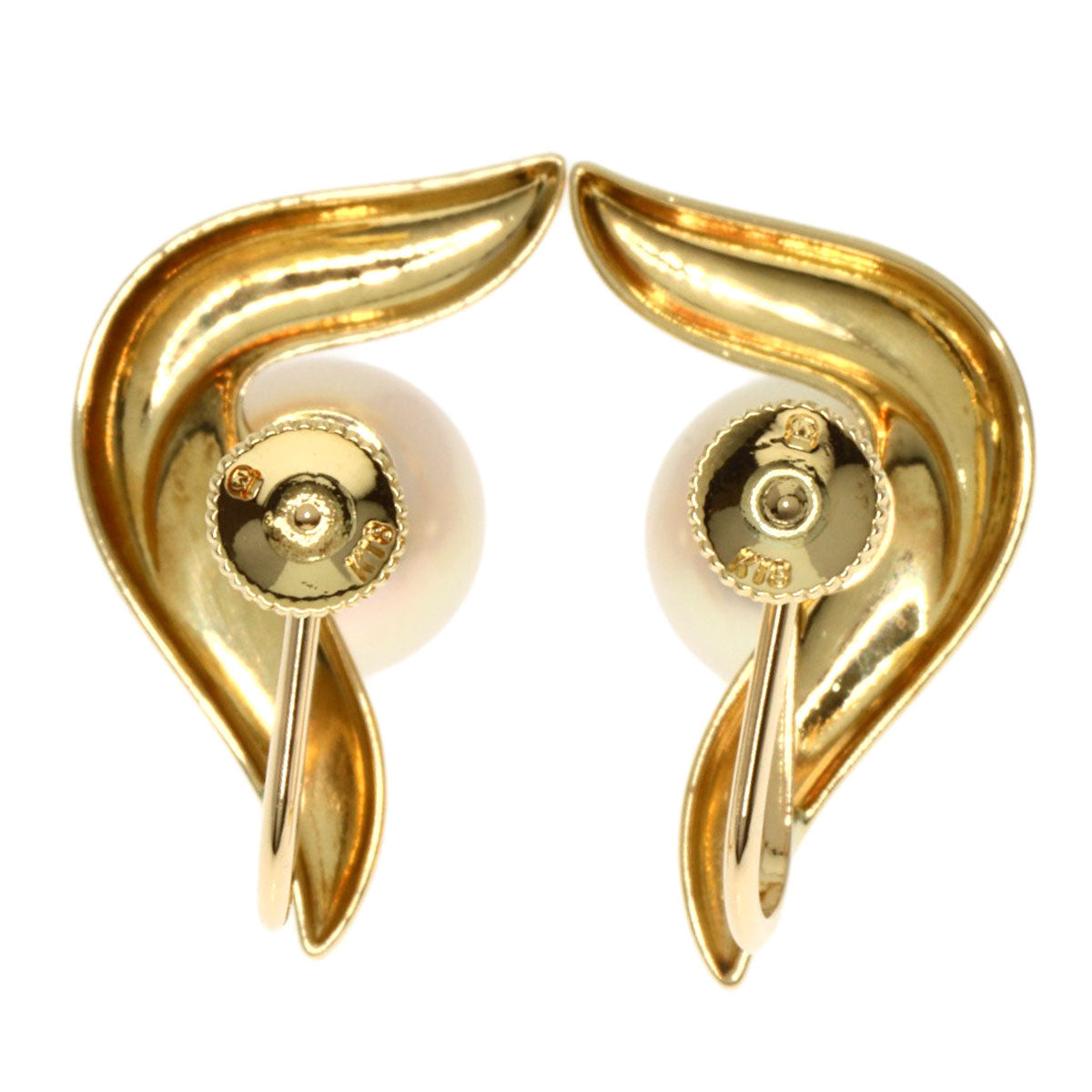 Mikimoto Earring 18K Yellow Gold Gold Pearl Women
