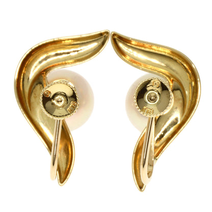 Mikimoto Earring 18K Yellow Gold Gold Pearl Women