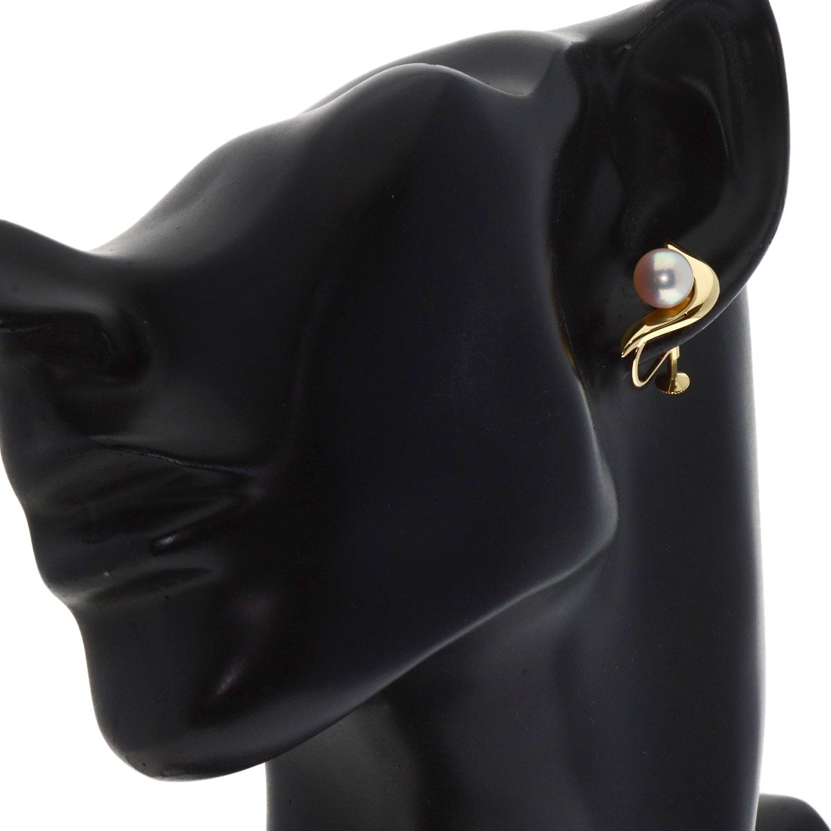 Mikimoto Earring 18K Yellow Gold Gold Pearl Women