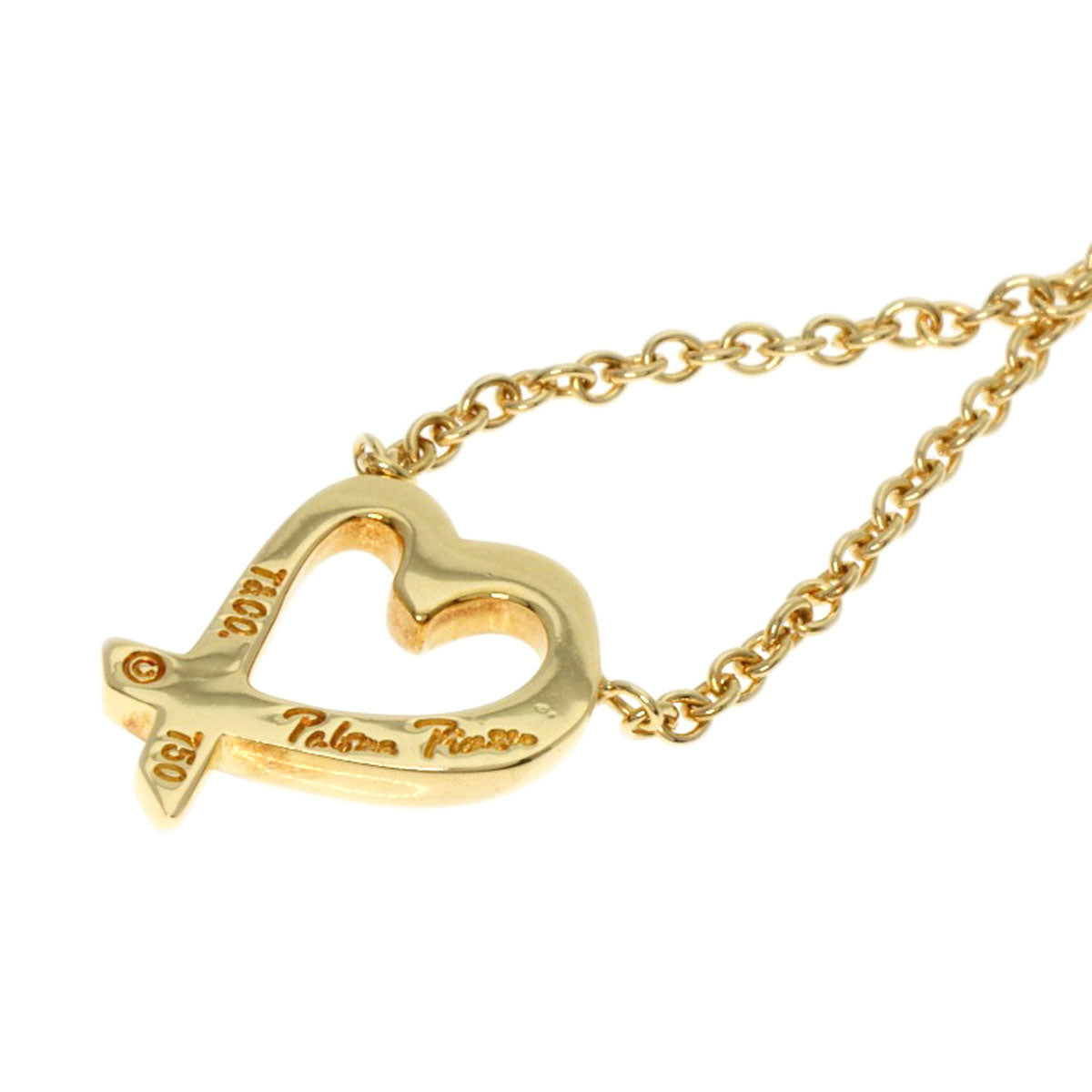 Tiffany&Co. Necklace 18K Yellow Gold Gold Loving Heart