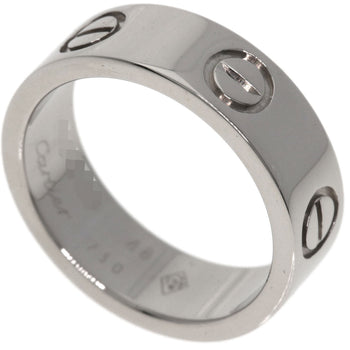 Cartier Ring K18Wg Silver Love Ring #48