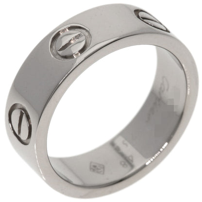 Cartier Ring K18Wg Silver Love Ring #48