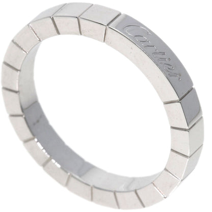 Cartier Ring K18Wg Silver Lanier # 55