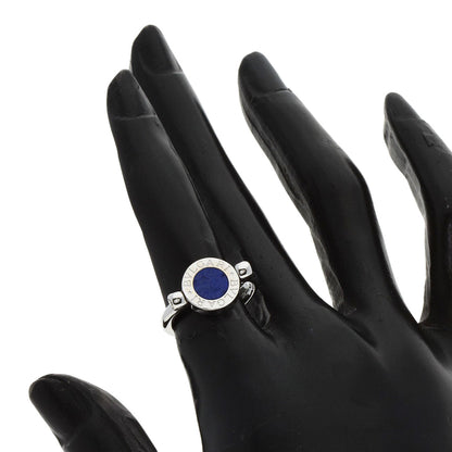 Bvlgari Ring K18Wg Silver Bvlgari Bvlgari Flip Ring Lapis Lazuli Onyx