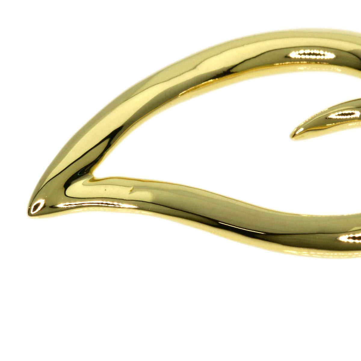 Tiffany&Co. Necklace 18K Yellow Gold Gold Leaf Heart