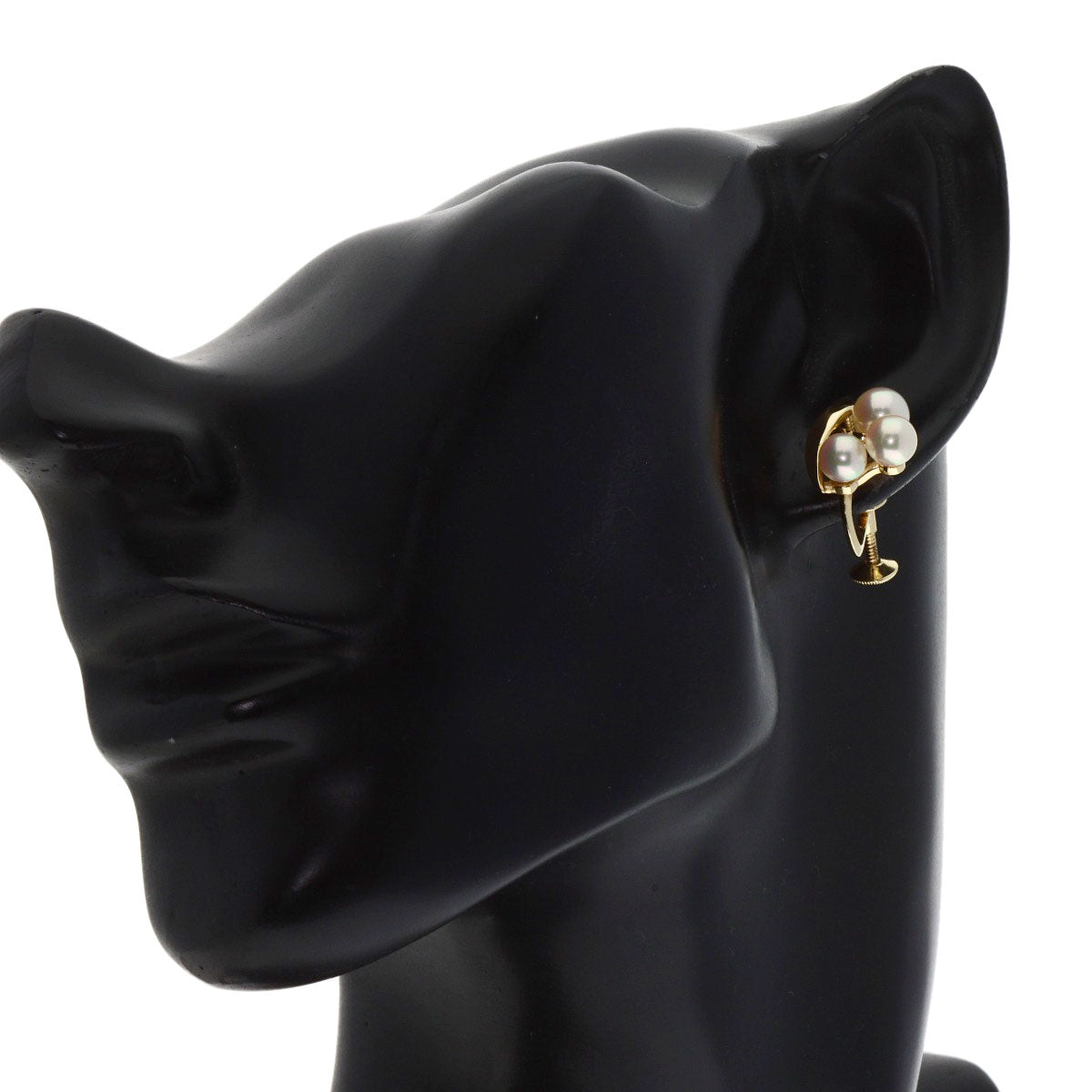 Mikimoto Earring K14Yg Gold Pearl Women