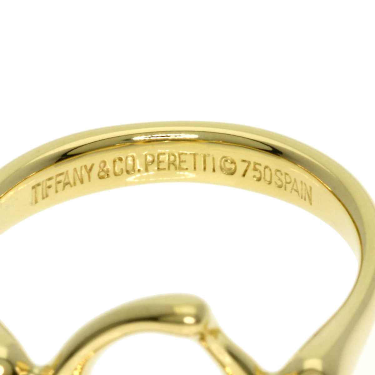 Tiffany&Co. Ring 18K Yellow Gold Gold Open Heart