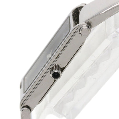 Gucci Watches Quartz Stainless Steel , Stainless Steel Silver 1500L Black Dial Women
