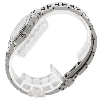 Hermes Watches Quartz Cl4.210 Stainless Steel , Stainless Steel Silver Clipper Nacre White Shell