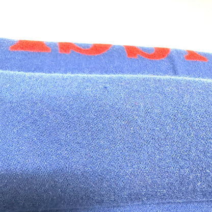 Gucci Scarf 525559 Wool Blue Logo Women