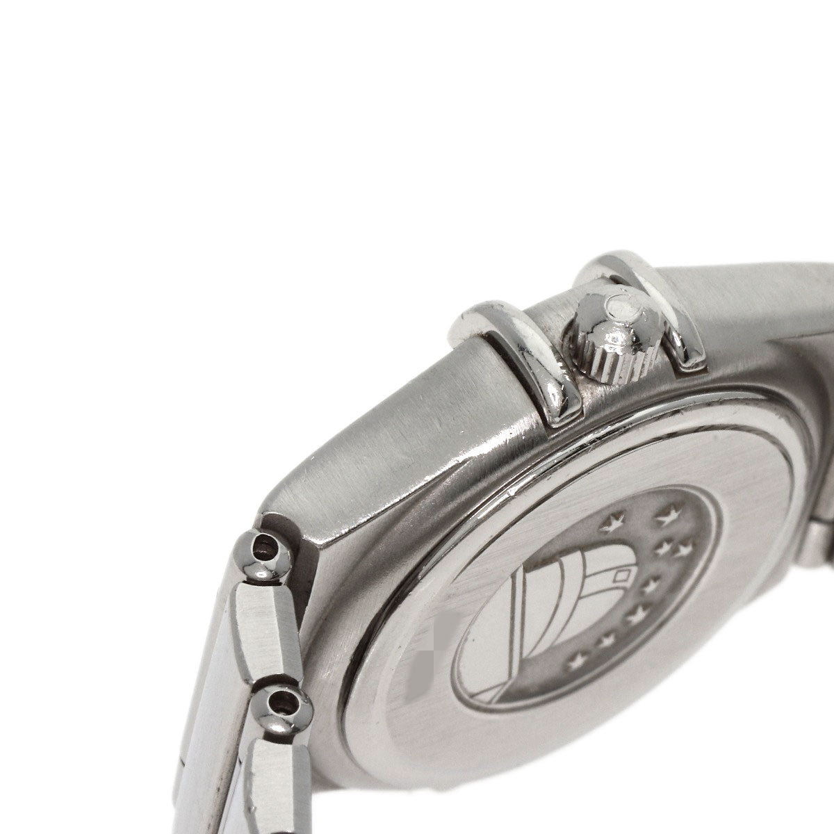 Omega Watches Quartz 1561.51 Stainless Steel , Stainless Steel Silver Constellation Navy Dial Women