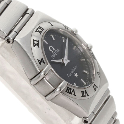 Omega Watches Quartz 1561.51 Stainless Steel , Stainless Steel Silver Constellation Navy Dial Women