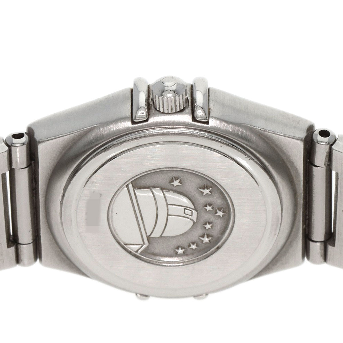 Omega Watches Quartz 1561.51 Stainless Steel , Stainless Steel Silver Constellation Navy Dial Women