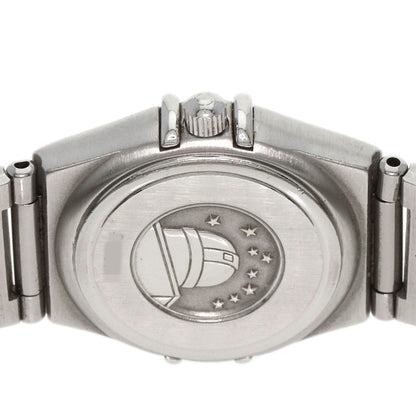 Omega Watches Quartz 1561.51 Stainless Steel , Stainless Steel Silver Constellation Navy Dial Women
