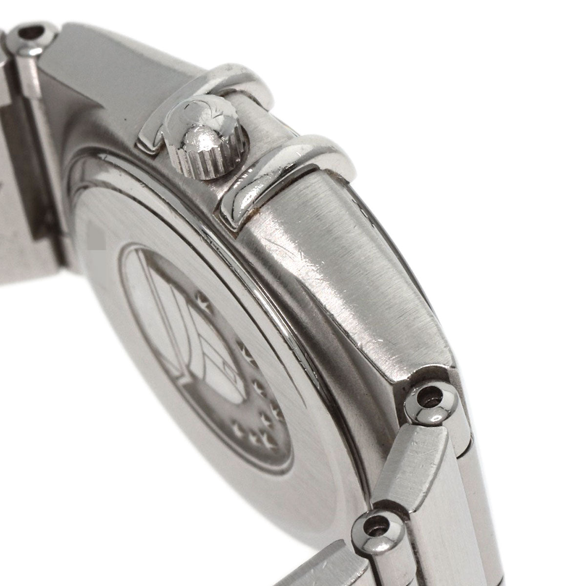 Omega Watches Quartz 1561.51 Stainless Steel , Stainless Steel Silver Constellation Navy Dial Women