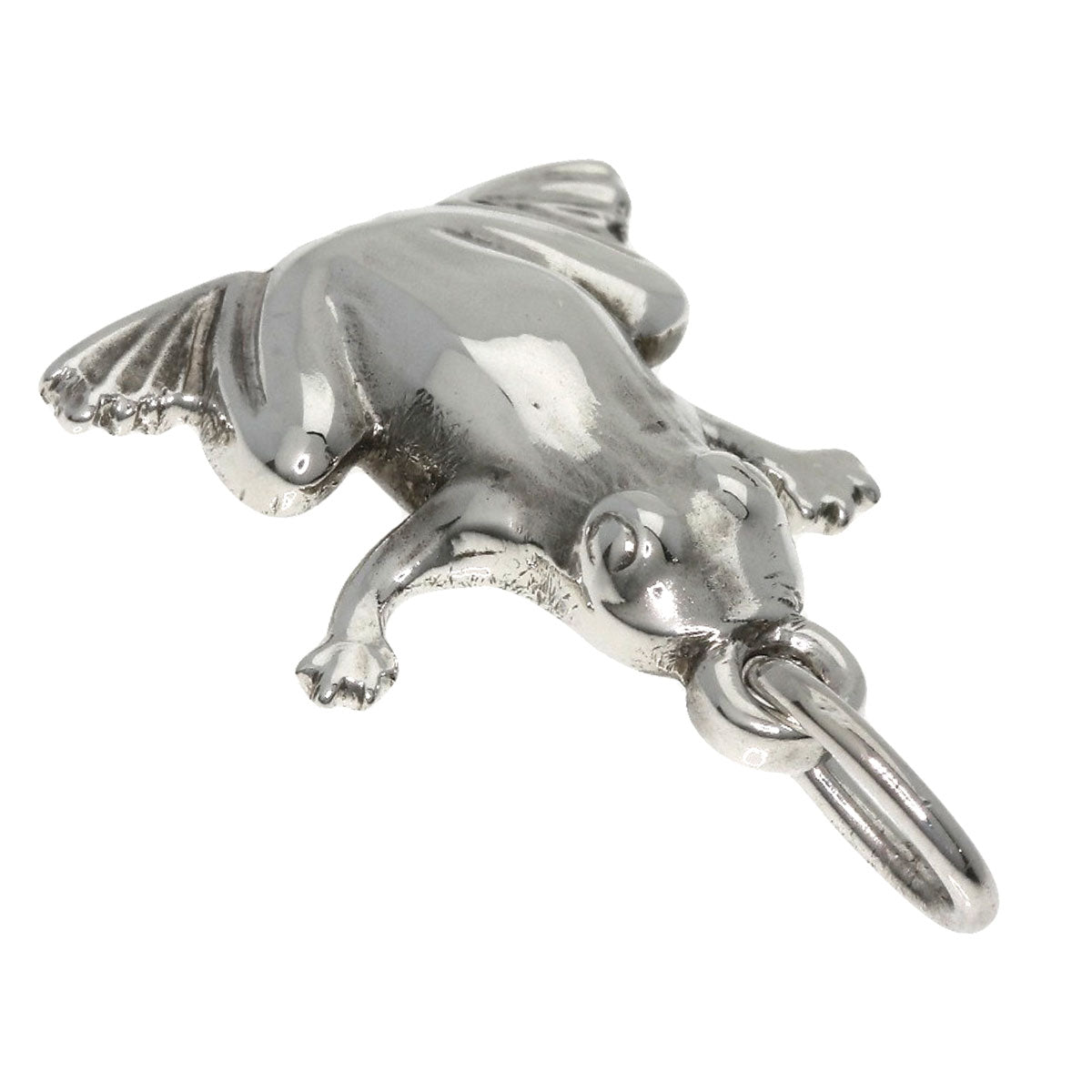 Georg Jensen Pendant Top Sv Silver Frog Motif Unisex(Unisex)