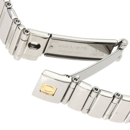Omega Watches Quartz 1561.61 Stainless Steel , Stainless Steel Silver Constellation Mini Orange