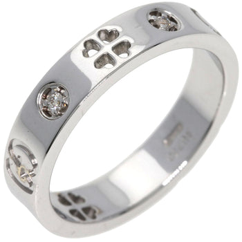Gucci Ring K18Wg Silver Icon 5P Diamond Women