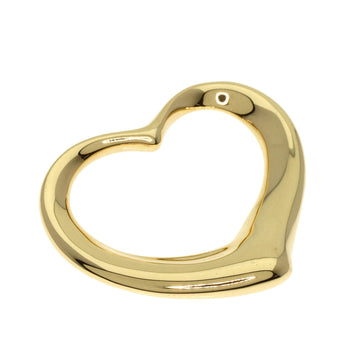 Tiffany&Co. Pendant Top 18K Yellow Gold Gold Open Heart Women