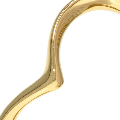 Tiffany&Co. Pendant Top 18K Yellow Gold Gold Open Heart Women