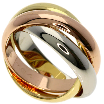 Cartier Ring K18Yg , K18Wg , K18Pg Gold Trinity Mm #49 Women