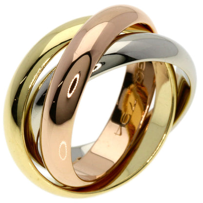 Cartier Ring K18Yg , K18Wg , K18Pg Gold Trinity Mm #49 Women