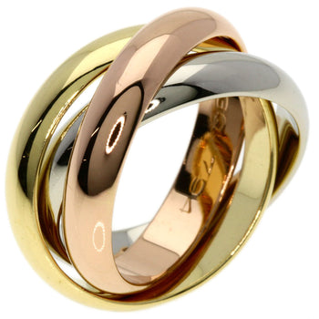 Cartier Ring K18Yg , K18Wg , K18Pg Gold Trinity Mm #49 Women