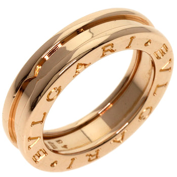 Bvlgari Ring 18K Pink Gold Gold B-Zero1 B-Cello One Xs 1 Band #48