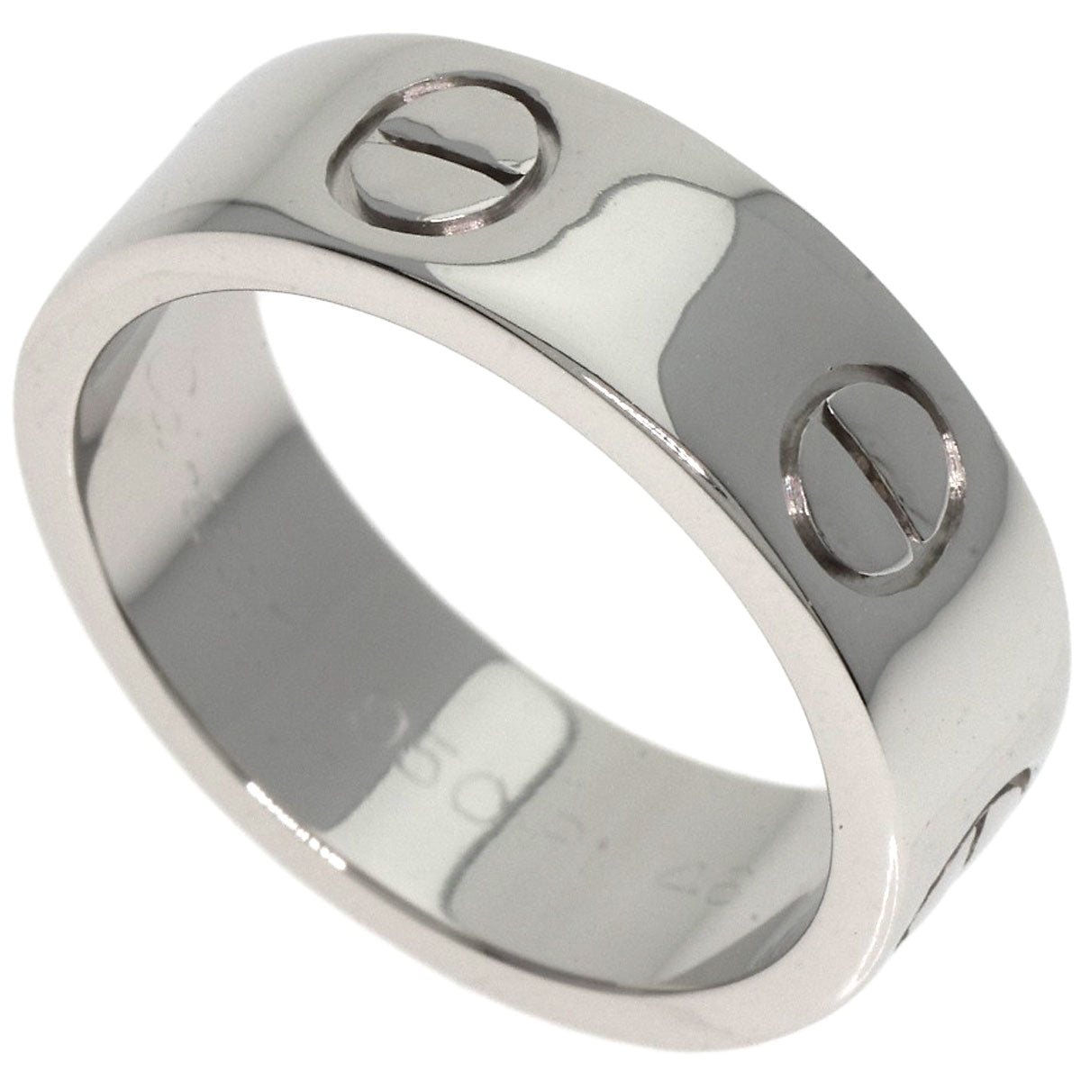 Cartier Ring Pt950 Silver Love Ring #46 Women