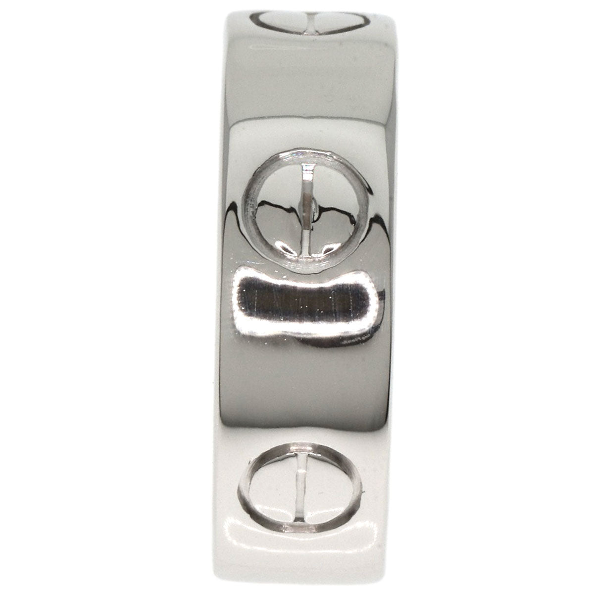 Cartier Ring Pt950 Silver Love Ring #46 Women