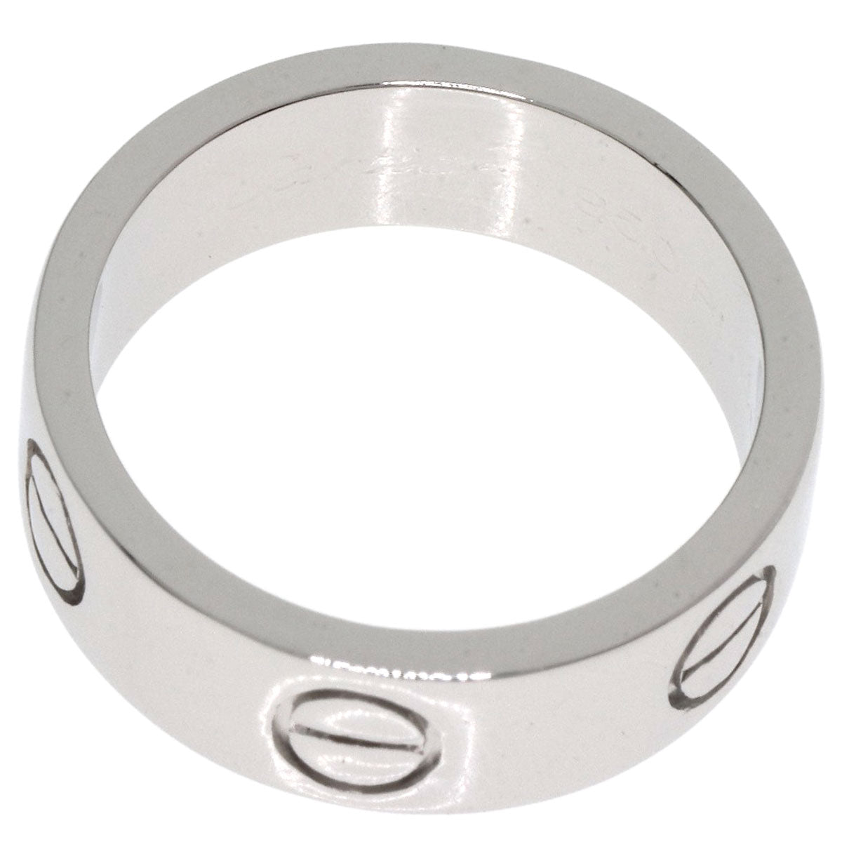 Cartier Ring Pt950 Silver Love Ring #46 Women