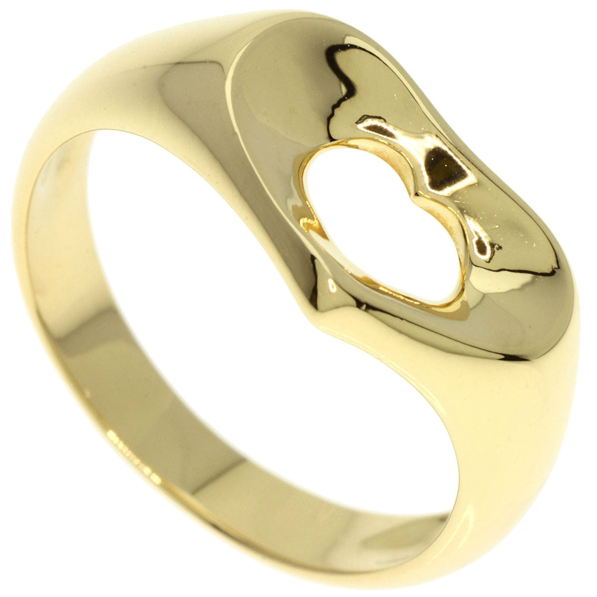 Tiffany&Co. Ring 18K Yellow Gold Gold Open Heart Women