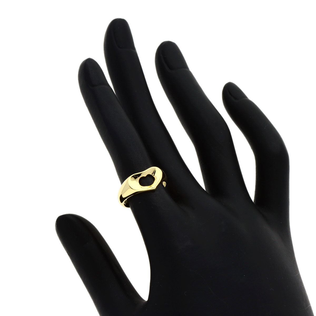 Tiffany&Co. Ring 18K Yellow Gold Gold Open Heart Women