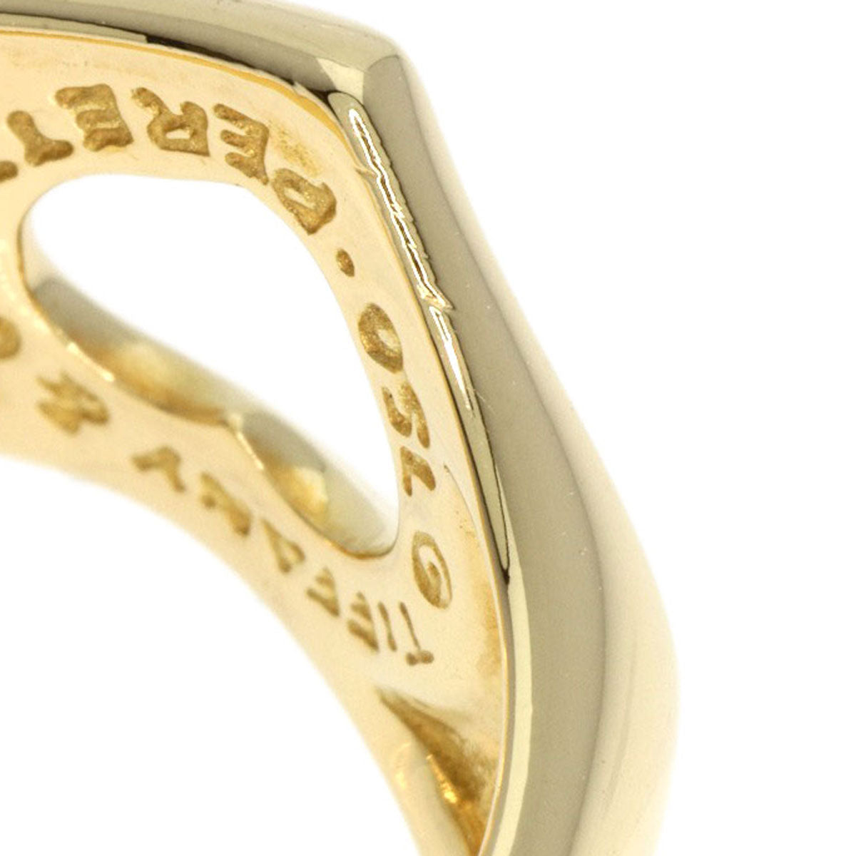 Tiffany&Co. Ring 18K Yellow Gold Gold Open Heart Women