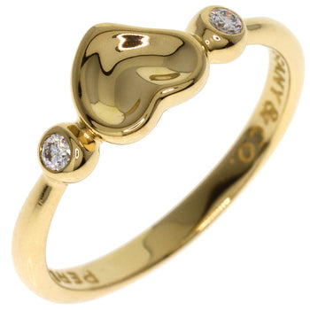 Tiffany&Co. Ring 18K Yellow Gold Gold Full Heart 2P Diamond