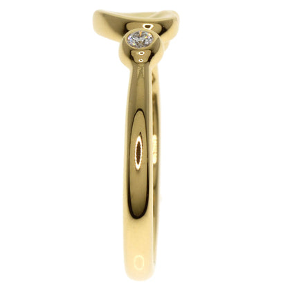Tiffany&Co. Ring 18K Yellow Gold Gold Full Heart 2P Diamond