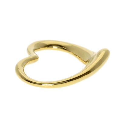 Tiffany&Co. Pendant Top 18K Yellow Gold Gold Open Heart Women
